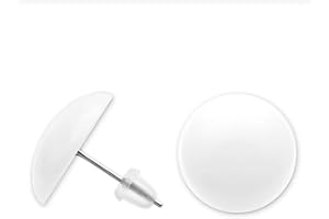 SOULCATS Soul-Cats Orecchini a bottone tondi in vari colori 16 mm