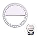 Produktbild 36 LED Selfie Ring Licht, ZXK CO Ring Selfie Licht Clip USB Wiederaufladbare Ergänzende Fotolicht Selfie Enhancing Nacht oder Dunkelheit Front Kamera Licht für iPhone 7/iPhone 7plus/iPhone 6, Samsung Galaxy S7/S7Edge/S6 Smartphones und Tablets mit 3 Ebene Helligkeit-Weiß