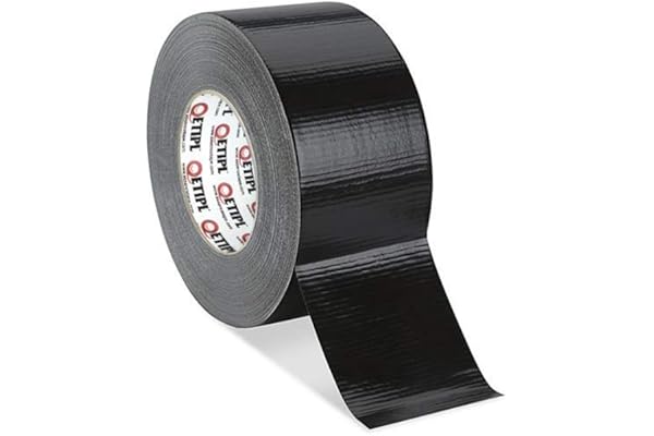ETIPL Book Binding/Duct Tape 25Mtr (Black, 72Mmx25Mtr)