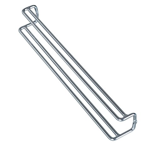 WENKO 5970100 Krawatten- und Gürtelhalter – zum Schrankeinbau, verchromtes Metall, 36 x 4.5 x 5 cm, Silber glänzend - 4