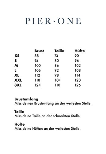 Pier One Klassischer Wintermantel - Herrenmantel elegant - Kurzmantel aus Wollmischung in Schwarz, M