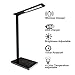 Produktbild ELTD Tischlampe Schreibtischlampe LED lampe, 5V/1A Output mit 1 port USB Ladegerät, touch control, Wireless Aufladen und Augenschutz LED Schreibtischlampe, Schwarz