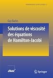Image de Solutions de viscosité des équations de Hamilton-Jacobi