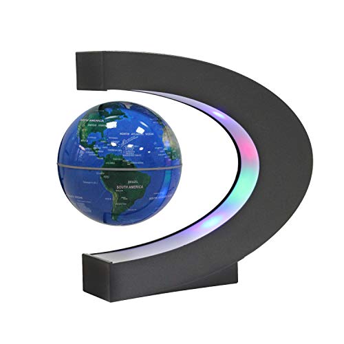 Preisvergleich Produktbild Dracarys Magnetisch Levitation Floating Globe Rotierende Weltkarte Anti-Schwerkraft Globus Für Bildungsgeschenk Home Office Klassenzimmer Schreibtisch Dekoration