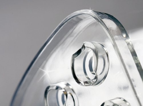 Wenko 2005575100 Spülbeckeneinlage Kristall – extra stark, rund, Kunststoff, 31 x 1 x 31 cm, Transparent - 5