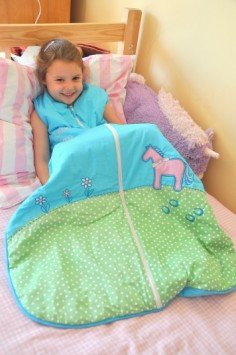 Schlummersack Kinder Sommerschlafsack 0.5 Tog – Pony – erhältlich in verschiedenen Grössen: von 12 Monate bis 10 Jahre - 2