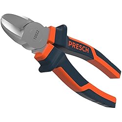 Presch Pince coupante de côté 160 mm - Coupe-câble professionnel trempé pour la découpe de câbles, avec poignée à plusieurs éléments