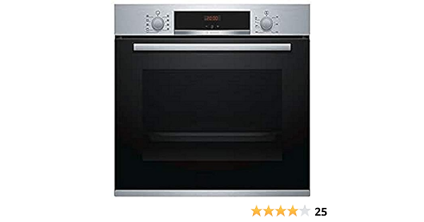 Bosch Serie 4 HBA512ER0 Elektro-Backofen, mittelgroß, 71 l, 3400 W,  Edelstahl: Amazon.de: Elektro-Großgeräte