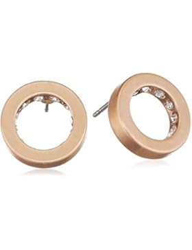 Pilgrim Damen-Ohrstecker Affection Kristall transparent Rundschliff 1.2 cm - 17161