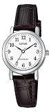 Lorus Damen Analog Quarz Uhr mit Leder Armband RRS11WX9