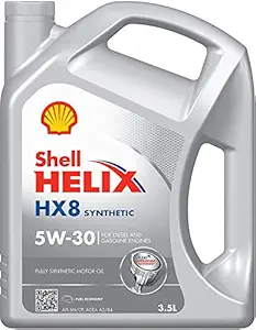 shel SHEL HELIX HX8 SYNTHETIC 5W30 3.5ltrs Fully synthetic motor oil For gasoline, diesel and gas engines; also suitable for biodiesel and gasoline/ethanol blends