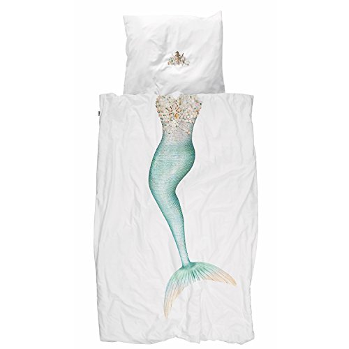 Biancheria da letto SNURK Mermaid 100% cotone 135 x 200 cm