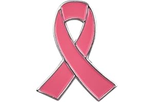 CLJ CHARLES LE JEUNE Pin's Ruban Rose - Cancer Du Sein - Octobre Rose - Rubans - qualité de finition - Epingle - Broche - Badge - PINS ENGAGES RUBAN