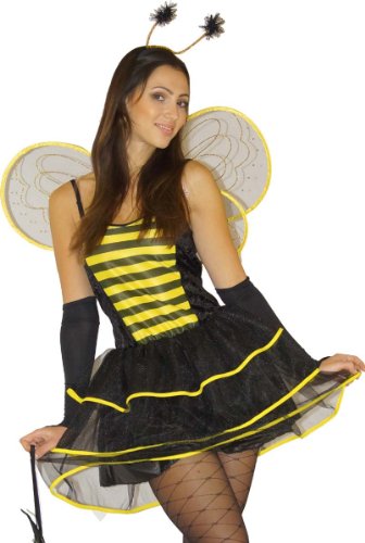 Maylynn 12204-S - Disfraz de Abeja con Bolso incluído, 5 Pieza, Talla S
