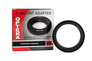 Opteka T-Mount Adapter for Canon EOS 70D, 60D, 50D, 40D, 30D, 20D, 7D, 6D, 5D, 1D, Rebel T5i, T5, T4i, T3i, T3, T2i, T1i, XS, XSi, XTi and XT Digital SLR Cameras