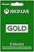 Produktbild Xbox Live Gold 12 Month Membership Card (Xbox One/360)
