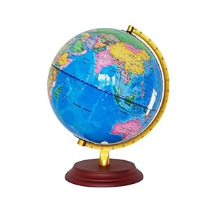 TOYANDONA Light Up World Globe World Globe Toy Geographic Globes Education Tools with USB Interface for Classroom Office