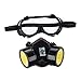 Produktbild SODIAL (R) Anti-Staub-Spray Chemische Gas Dual Schutz Atemwegen Malen Filter Maske Schwimmbrille
