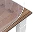 Produktbild Beautex Glasklar Folie 4 mm transparente Tischdecke konfektioniert, Größe wählbar, Schutzfolie Tischschutz (Eckig 90 x 160 cm)