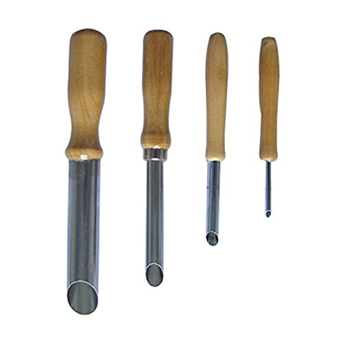 SODIAL(R) DIY Lehm Lochschneider Tonwarenlehm Skulptur Skulptur Sculpting Handwerkzeuge 4 in 1 Set - 3
