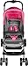 lulabi Lolli Structured Pushchair with Tray, Grey/Pink