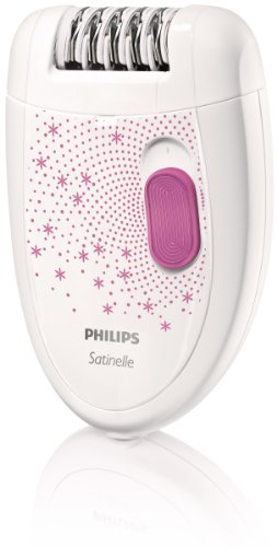 Philips Satinelle Epilierer Inklusive Ladyshaveaufsatz HP6419/02, Weiß - 2