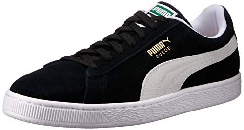 Puma Suede Classic +, Zapatillas Unisex Adulto, Negro (Black/White), 44 EU