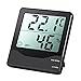 Produktbild Amir Hygrometer Thermometer, Hygrometer Digital, Indoor Digitales Thermo-Hygrometer Luftfeuchtigkeit Messer Thermometer Hygrometer mit Min/Max und LCD Schirm für Schlafzimmer, Büro, Wohnzimmer, usw.(Schwarz)