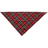 Verstellbar Hunde welpe Katze Dreieck Hals Bandana Speichel Schal Halstuch - Rot