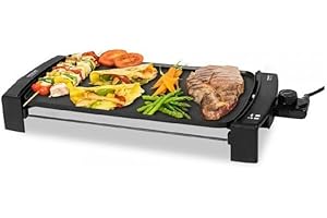 Cecotec Rôtissoire électrique Rock&Water 2000. Revêtement en pierre RockStone, thermostat réglable, lavable au lave-vaisselle, 40 X 20 (2150 W, Noir)