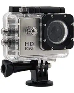 1080P Full HD Water Resistant Sports Action Camera for Android, iOS Smartphones (12 MP, Black) by QUAINT