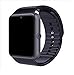 Produktbild HHJEKLL Intelligente Uhr Bluetooth Smartwatch   Smart Watch für iPhone 6 / Puls / 5S Samsung S4 / Note 3 HTC Android Smartphones Android Wear, Smartwatch schwarz