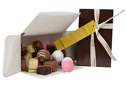 Preisvergleich Produktbild Schokoladengeschenk - Ballotinschachtel mit 24 exquisiten Pralinen
