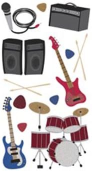 Stickopotamus Stickers Rock &amp; Roll Glitter