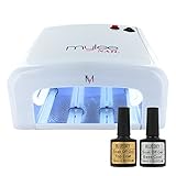 Gel Polish Nail Manicure Kit Original Bluesky Top Base Coat Mylee UV Lamp Dryer High Quality ABS Plastic and Faster Curing times