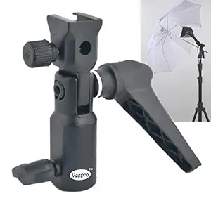 VTS Deluxe Umbrella Mount Flash/Video Light Sungun Speed-lite Holder Bracket with Steel Metal Shoe