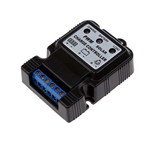6V 12V 10A Solar Laderegler Solarpaneel mit Selbstschalter Batterieregler - 3