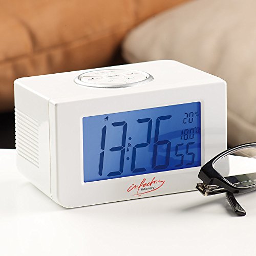 infactory Sprechender Funkwecker mit Temperaturanzeige - 2
