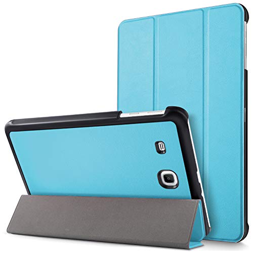 Samsung Galaxy Tab E 9.6 Ultra Funda,Mama Mouth Ultra Slim Ligera PU Cuero Con Soporte Funda Caso Case para 9.6
