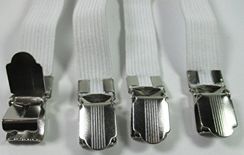 8 Bettlakenspanner /Bügeltischspanner bis 40 cm mit Metallklammern, Top Qualität ! - 3