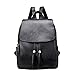 Produktbild Damen Rucksack, College, Wind, modisch, vielseitig einsetzbar, für Outdoor-Aktivitäten (Farbe: Schwarz, Größe: Einheitsgröße)