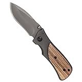 Handgefertigt 18 cm Awesome Klapp Tasche Messer Made mit echten Damaskus Stahl m