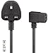Produktbild Geräteanschlusskabel Großbritannien, 1,5 m, Schwarz; Geräteanschlusskabel Großbritannien, 1,5 m, Schwarz, 1.5 m - Großbritannien 3-Pin-Stecker (Typ G, BS 1363) > Gerätestecker C13 (abgewinkelt)