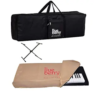 Blueberry KB40 Padded Keyboard Bag,Dust cover& Stand Compatible with Casio CTK-2550 Keyboard(BLACK)