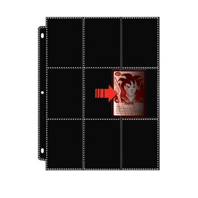 Preisvergleich Produktbild Ultra Pro 82891 - Side-Load 18-Pocket Pages, schwarz