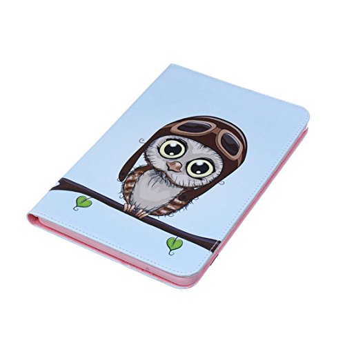 AYASHO® Samsung Galaxy Tab E 9.6 Hülle T560 T561 Case – Neue Ultra Schlank PU Leder Hülle Tasche Case Smart Shell Cover Schutzhülle Etui Tasche mit Standfunktion für Samsung Galaxy Tab E T560 / T561 / T565 (9,6 Zoll) Tablet, M11 - 4