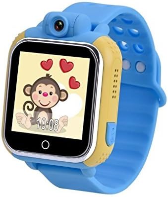 Cool Kids Tracking Watch - Child's Touch Screen 3G GPS Smart Watch With Camera | Colorful Child Tracker Blue - Epiktec