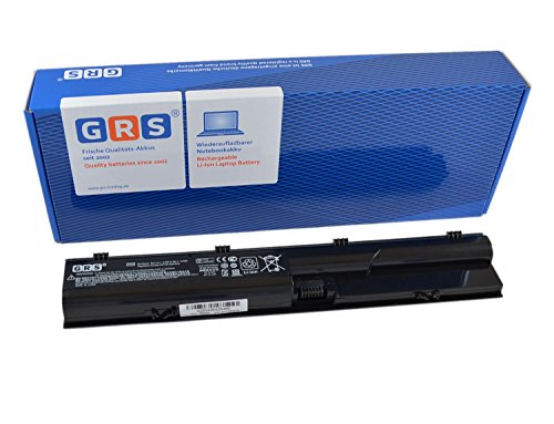 GRS Notebook Akku für HP ProBook 4530s, 4535s, 4430s, 4435s, ersetzt: 633805-001, HSTNN-LB2R, QK646AA, PR06, HSTNN-I02C, QK646UT, HSTNN-OB2R, 650938-001, 633733-321, PR09, HSTNN-XB2T, HSTNN-IB2R, HSTNN-DB2R, HSTNN-XB2E, Laptop Batterie 4400mAh, 10.8V