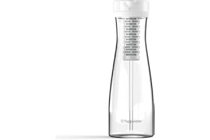 TAPP WATER Tappwater PitcherPro SMR Jarra Filtradora de Agua Premium - jarra agua cristal 1,45L, filtración instantánea y con minerales esenciales añadidos, Elimina Cal y +60 Sustancias, Diseño Elegante
