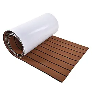 EVA Decking Sheet Boat Flooring Non-Slip Marine Flooring Mat Carpet Floor Pad Boat Decking Sheet Fit Carpet for Yacht Flooring Sheets #1-Brown